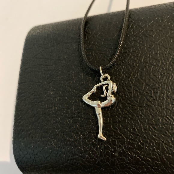 Yoga Pose Cord Necklace - Picture 2 of 5